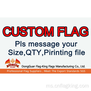 Custom flag out door flag flag flag Bendera pilihan raya sukan